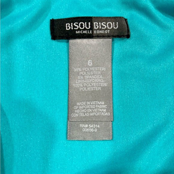 Bisou Bisou Multi Color Maxi Dress Size 6 - Picture 7 of 7
